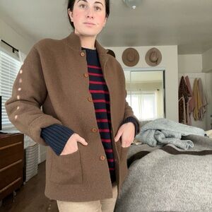 Eileen Fisher Wool chore sweater coat